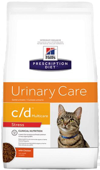 HILLS Feline C/D Urinary Care Stress вет.диета  для кошек Стресс при Цистите 