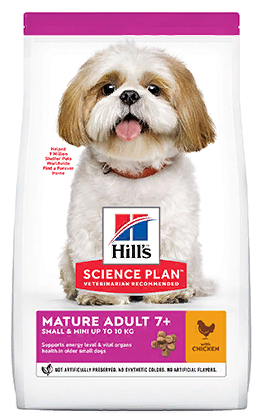 HILLS Canine Science Plan Mature Adult 7+ Senior Small/Mini Chicken         7  