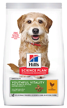 HILLS Canine Science Plan SENIOR VITALITY MATURE 7+  Mini Chicken         7  