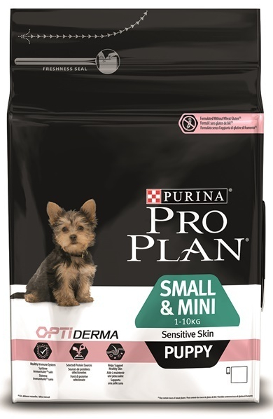 PRO PLAN OptiDerma Puppy Small/Mini Sensitive Skin Salmon / Rice            /  ()