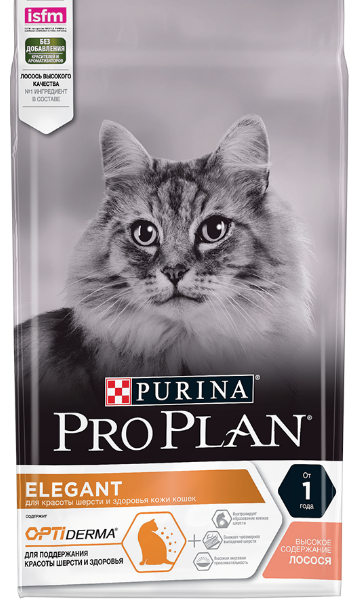 PROPLAN Elegant Adult Cat OptiDerma Salmon         / 