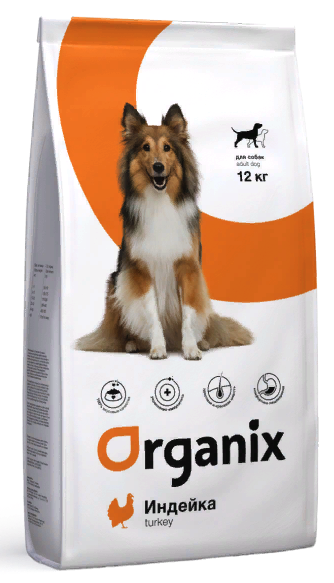 ORGANIX Adult Dog Turkey / Rice         /   
