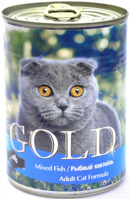 NERO GOLD Cat Mixed Fish       ()
