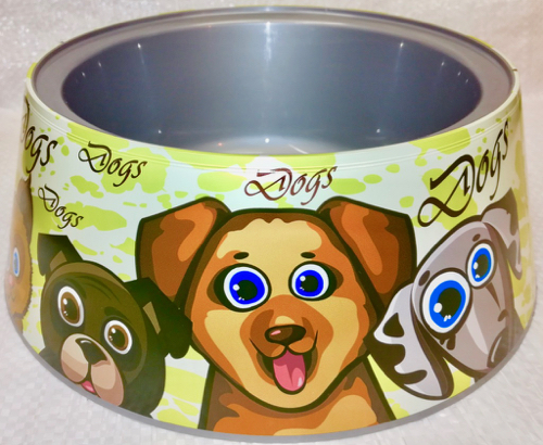ZOO PLAST (Чапа) миска пластиковая для собак Круглая 