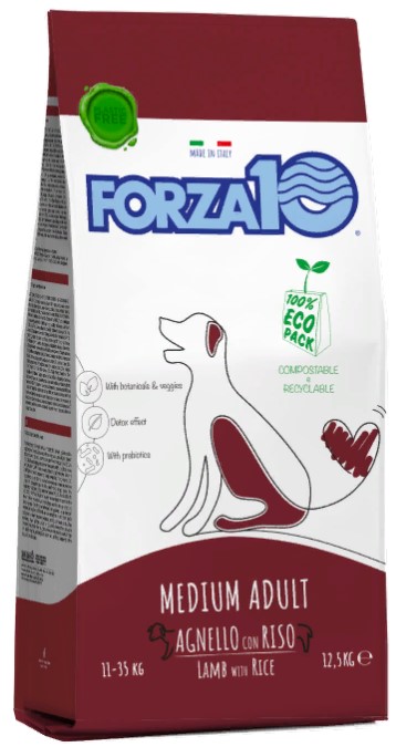 FORZA10 Maintenance Adult MEDIUM Lamb/Rice (Agnello/Riso) сухой корм для взрослых собак Средних пород ЯГНЕНОК / РИС