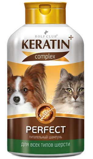 KERATIN+ Perfect шампунь для всех типов шерсти у кошек и собак