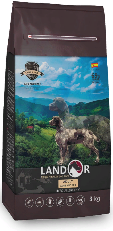 LANDOR Adult Dog All Breeds Lamb / Rice           /  ()