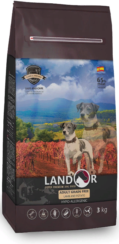 LANDOR Adult Dog Grain Free Lamb / Potato          /  ()