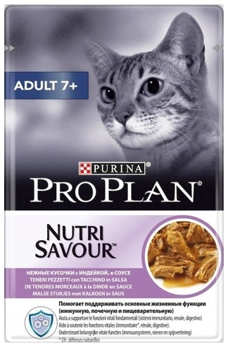 PROPLAN (Purina) NutriSavour Adult 7+ Turkey Gravy     7     () 