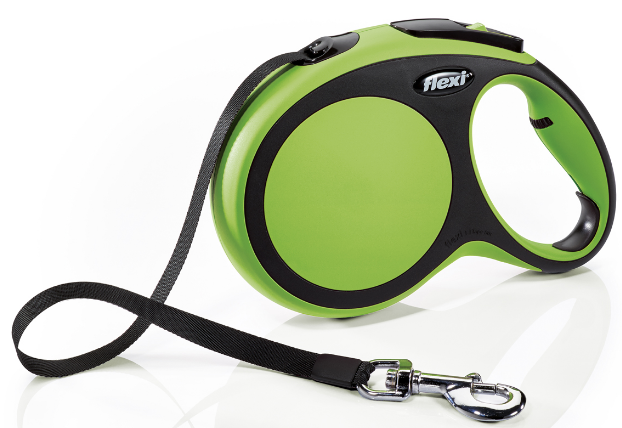 FLEXI New Comfort (M) рулетка для собак весом до 25 кг / 5 метров РЕМЕНЬ (Германия)