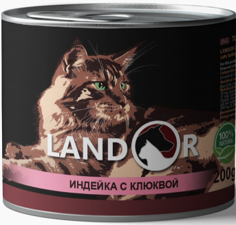 LANDOR Sterilised Cat Turkey / Cranberries       /   () 