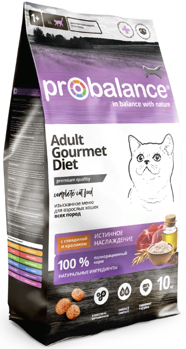 PROBALANCE Gourmet Diet Cat Beef / Rabbit      / 