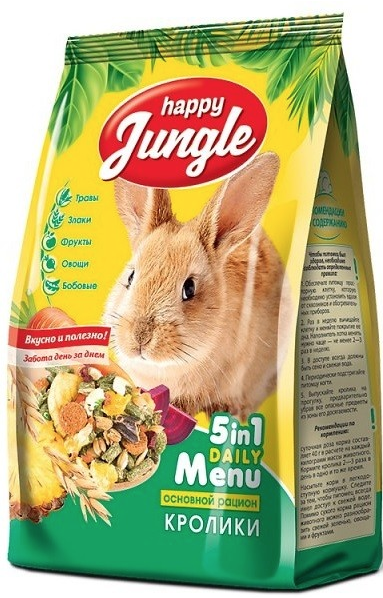 HAPPY JUNGLE корм для Кроликов