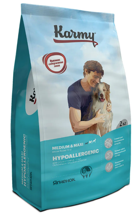 KARMY Hypoallergenic Medium/Maxi Dog LAMB           