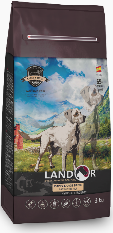 LANDOR Puppy Large Breed Lamb / Rice          /  ()
