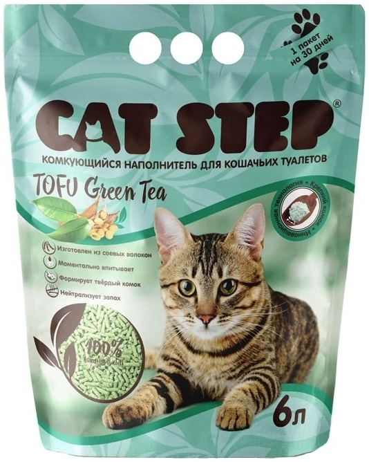 CAT STEP Tofu Green Tea Cat Litter        