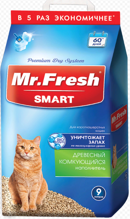 MR.FRESH Smart Short Hair Clumping Cat Litter       
