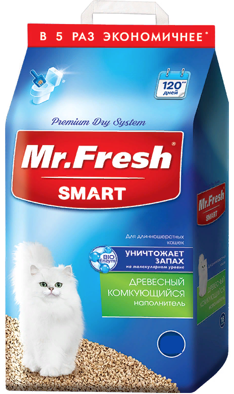 MR.FRESH Smart Long Hair Clumping Cat Litter       
