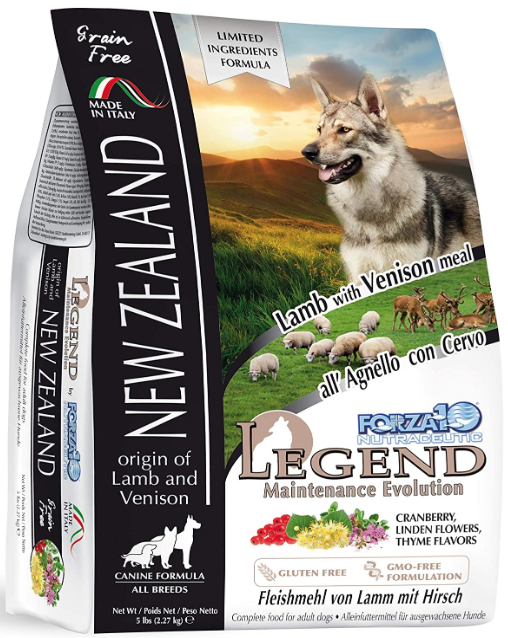 FORZA10 Legend NEW ZELAND Grain Free Lamb / Venison / Potato сухой беззерновой корм для чувствительных собак всех пород ЯГНЕНОК / ОЛЕНИНА / КАРТОФЕЛЬ