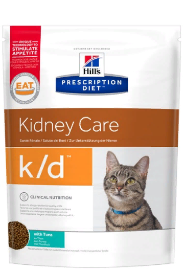 HILLS Feline K/D Kidney Care Tuna вет.диета для кошек лечение заболеваний Почек МКБ / ТУНЕЦ