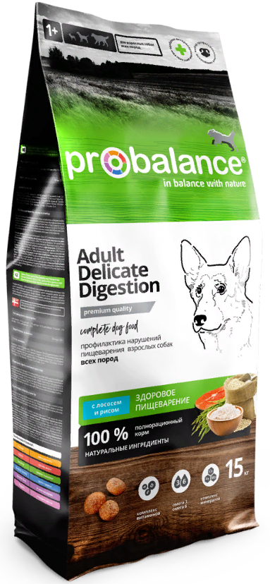 PROBALANCE Delicate Digestion Adult Dog Salmon / Rice         / 