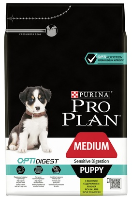 PRO PLAN OptiDigest Puppy Medium / Large Turkey Grain Free            