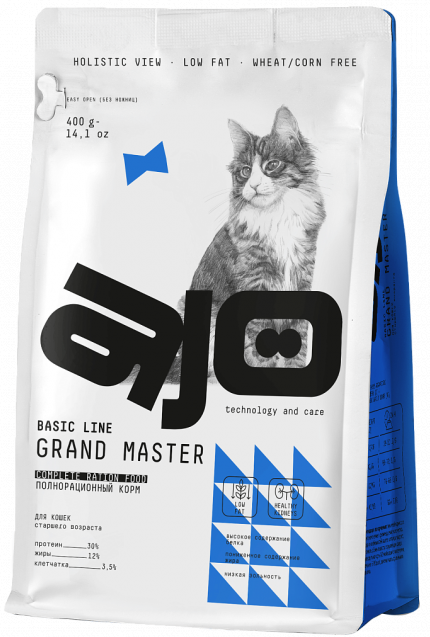  AJO Cat Grand Master Сухой корм для кошек старшего возраста
