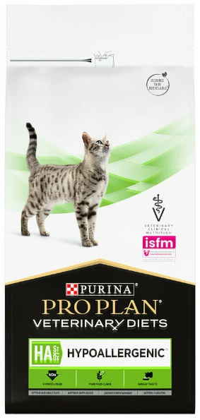 PURINA ProPlan (HA) Veterinary Cat Diets HYPOALLERGENIC .           