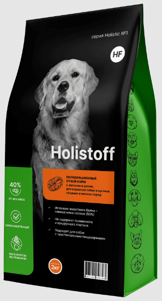 HOLISTOFF Dog Salmon/Rice            / 