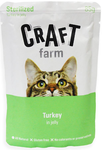 CRAFT FARM Sterilized Cat TURKEY         ()