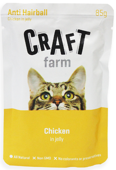 CRAFT FARM Anti-Hairball Cat CHICKEN        /    ()   02.2024
