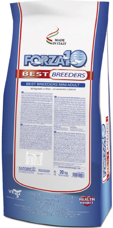 FORZA10 Best Breeders Adult MINI breeds Lamb (Agnello) 24/12        