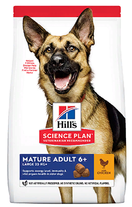 HILLS Canine Science Plan  Mature Adult 6+ Large Chicken       6  