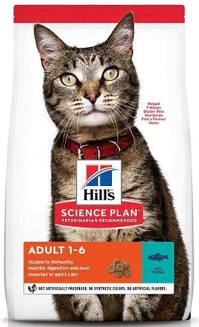 HILLS Science Plan Adult Cat Tuna сухой для взрослых кошек ТУНЕЦ 